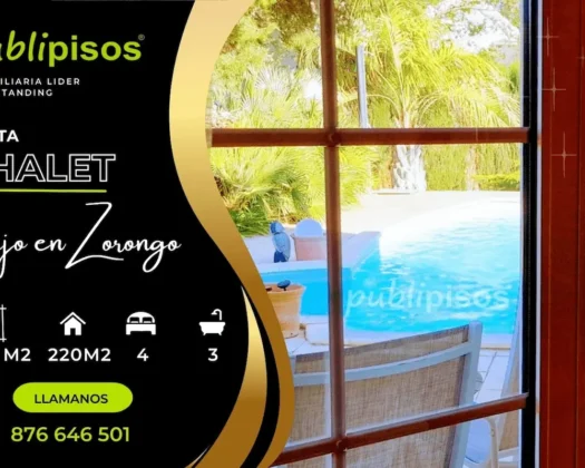 presentación Chalet en venta en el Zorongo Zaragoza con Piscina