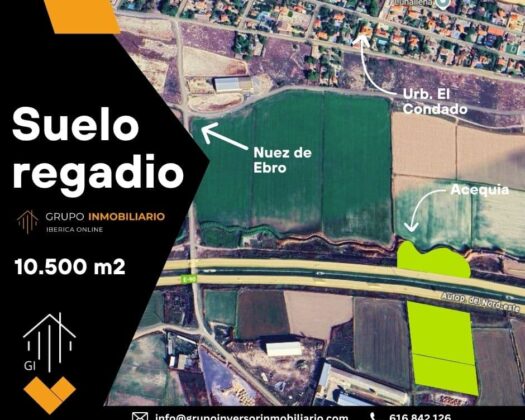 Suelo rustico regadio Zaragoza