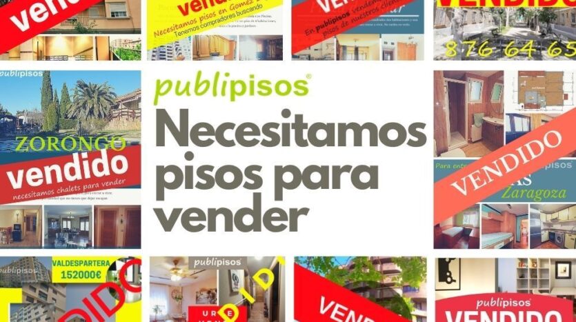 Pisos para vender Publipisos inmobiliarias Zaragoza la imagen muestra pisos vendidos