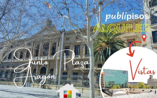 Alquiler temporal piso con terraza en Plaza Aragón Zaragoza